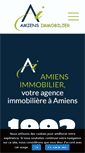 Mobile Screenshot of amiens-immobilier.net